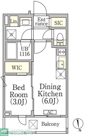 イプセ神楽坂の物件間取画像